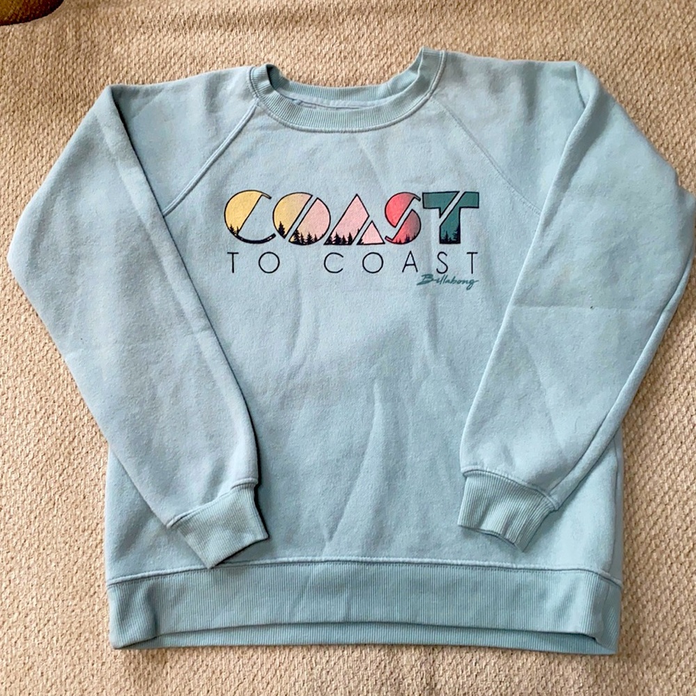 Billabong sweatshirt, size small
